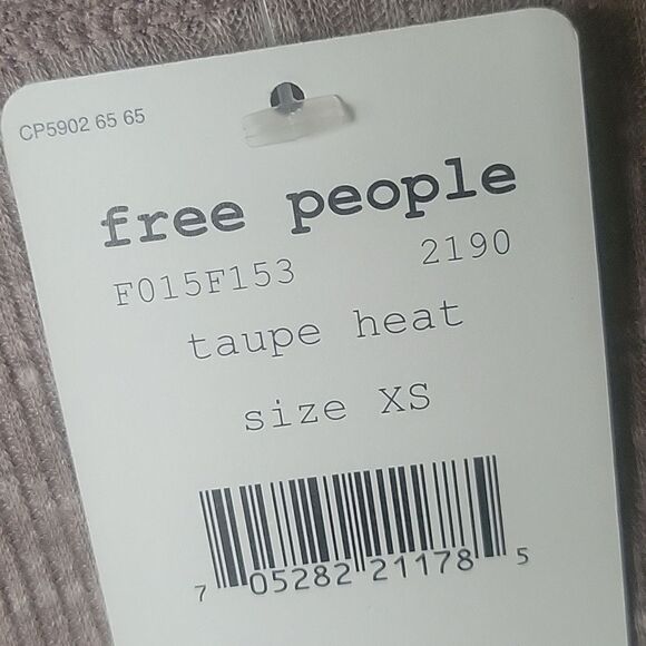 NWT Free People Long Brown Taupe Ribbed Up Maxi Cardigan Duster Pockets Sweater - Picture 8 of 15